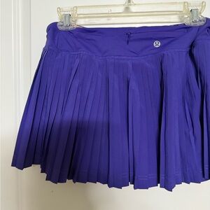 lululemon athletica Vibrant Blue Pleated Mini Skirt